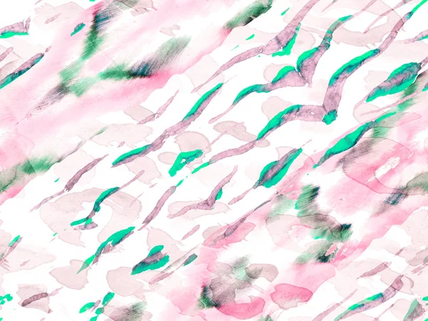 수채화의 디자인이다 사파리 타일이다 아프리카식 바다없는 패턴을 했습니다 줄무늬 프린트 — 스톡 사진