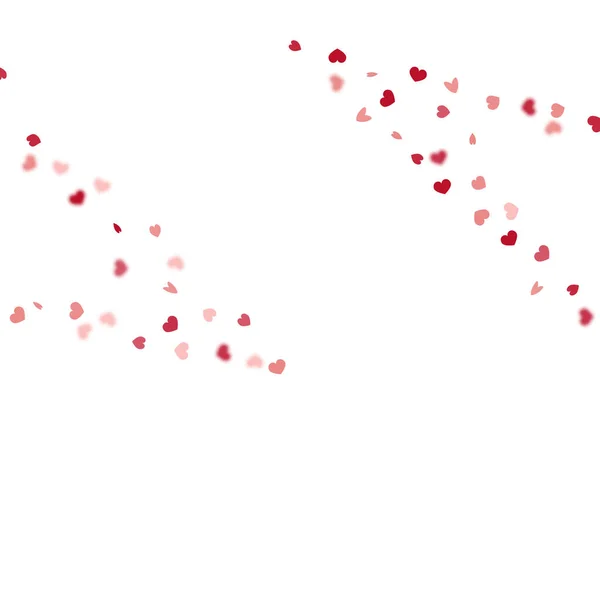 История Болезни Сердца Открытка День Святого Валентина Классическими Сердцами Красный — стоковый вектор
