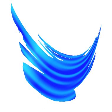 Vektör Fırça Vuruşu. Soyut Sıvı Sıçraması. Gradyan boya fırçası. Suluboya desenli arka plan. Beyaz Platform 'da ıssız bir sıçrama. Satış Banner Fırça darbesi. Mavi ve İndigo