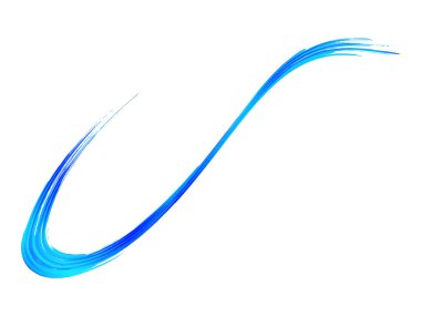 Vektör Fırça Vuruşu. Soyut Sıvı Sıçraması. Beyaz Platform 'da ıssız bir sıçrama. Suluboya desenli arka plan. Satış Banner Fırça darbesi. Gradyan boya fırçası. Mavi ve İndigo