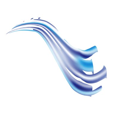 Vektör Fırça Vuruşu. Soyut Sıvı Sıçraması. Satış Banner Fırça darbesi. Gradyan boya fırçası. Beyaz Platform 'da ıssız bir sıçrama. Mavi ve İndigo Suluboya Dokulu Arkaplan. 