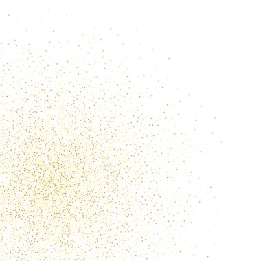 Kırmızı üzerine altın konfeti. İzole edilmiş Altın Toz Parçacıkları. Vector Round Bokeh. Soyut Parlak Arkaplan. Folyo Sınırı. Geometrik Yıldönümü Arkaplanı. Sıvı doğum günü kartı. Rastgele Gelin Arkaplanı.