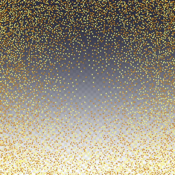 レッドのゴールド コンフェッティ 分離された黄金の塵粒子 フォイル ボーダー 幾何学的記念日の背景 ベクトル丸棒 概要虹色背景 誕生日カード ランダムブライダルバックアップ — ストックベクタ