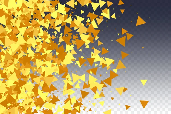 レッドのゴールド コンフェッティ 分離された黄金の塵粒子 誕生日カード ランダム ブライダル バックドロップ ベクトル丸棒 概要虹色背景 フォイル — ストックベクタ