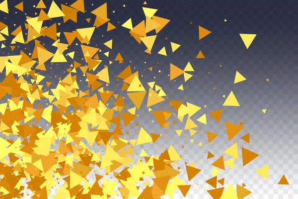 レッドのゴールド コンフェッティ 分離された黄金の塵粒子 フォイル ボーダー 幾何学的記念日の背景 ベクトル丸棒 概要虹色背景 誕生日カード ランダムブライダルバックアップ — ストックベクタ