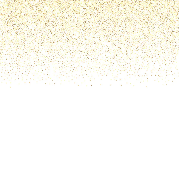 Gold Confetti Red Geïsoleerde Gouden Stofdeeltjes Vector Rond Bokeh Abstracte — Stockvector