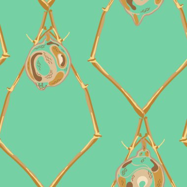 Limonsuz desen. Modern El Çizimi Arkaplanı. Psikedelik Citron Motifi. Marigold Sarı ve Yeşil Kül İşaretli Kireç. Botanik Çizimi. Vektör Summer Citrus Yazdırma.