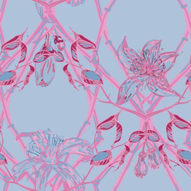 Limonsuz desen. Gök mavisi, kırmızı ve nihai gri modern el çizimi arka plan. Psikedelik Citron Motifi. Vector Summer Citrus Yazdırma. Basit İşaretli Kireç. Botanik Çizim.