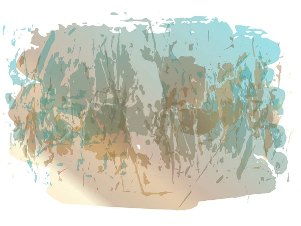 Векторный Мазок Кистью Абстрактный Всплеск Жидкости Изолированный Всплеск Белом Фоне — стоковый вектор