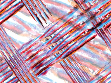 Hayvan kamuflajı arka planı. Afrika deseni. Çizgili, kusursuz desen. Geometrik hayvan dokusu. Klasik Mavi ve Lush Lav Kırmızı Suluboya Kamuflaj Tasarımı. Soyut Safari fayansı. Zebra Derisi Yazdırma.