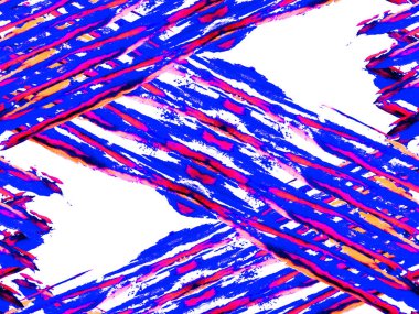 Çizgili, kusursuz desen. Geometrik hayvan dokusu. Suluboya Kamuflaj Tasarımı. Soyut Safari fayansı. Zebra Deri İzi. Klasik Mavi ve Lush Lav Kırmızı Hayvan Kamuflaj Arkaplanı. Afrika Deseni.