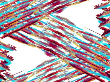 Çizgili, kusursuz desen. Geometrik hayvan dokusu. Suluboya Kamuflaj Tasarımı. Soyut Safari fayansı. Klasik Mavi ve Lush Lav Kırmızı Zebra Cilt İzi. Hayvan kamuflajı arka planı. Afrika Deseni.