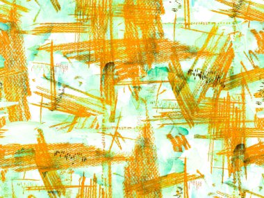 Altın sarısı suluboya kusursuz desen. Geometrik Suluboya Kumaş Tasarımı. Soyut Doku Arkaplanı. Sıvı, dikişsiz kiremit. Psikedelik Kâğıt. Klasik Doku Çizimi.