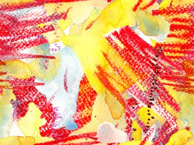 Soyut Doku Arkaplanı. Klasik Doku İllüstrasyonu. Geometrik Suluboya Kumaş Tasarımı. Kırmızı suluboya kusursuz desen. Sıvı, dikişsiz kiremit. Psikedelik Kağıt.