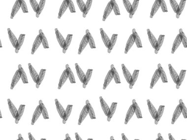 Basit Tropikal Temiz Kusursuz Düzen. Monokrom ve Greyscale Hand Hawaii Ormanı Çizimi. Çiçek Yaratıcı Yaz Baskısı. Egzotik Mayo Yeşilliği. Saf Doodle Orman Tasarımı.