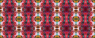 Suluboya Etnik Tasarım. Kilim Rastgele Halı dokusu. Boyalı fırça Aztek arka planı. Mavi, Kırmızı, Yeşil Pastel Eğlenceli Dikdörtgen İkat İlişkisi. Etnik Kusursuz Düzen. Sembol Geometrik Mayo Şablonu. 