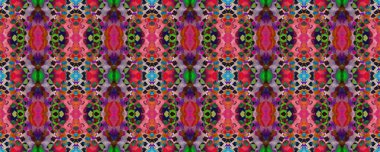 Sembol geometrik mayo deseni. Boyalı fırça Aztek arka planı. Kilim Rastgele Halı dokusu. Suluboya Etnik Tasarım. Mavi, Kırmızı, Yeşil Pastel Eğlenceli Dikdörtgen İkat İlişkisi. Etnik Kusursuz Desen.