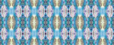 Sembol geometrik mayo deseni. Boyalı fırça Aztek arka planı. Suluboya Etnik Tasarım. Kilim Rastgele Halı dokusu. Mavi, Gri, Yeşil Pastel Eğlenceli Dikdörtgen İkat İlişkisi. Etnik Kusursuz Desen.