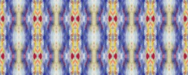 Boyalı fırça Aztek arka planı. Mavi, Kırmızı, Yeşil Pastel Eğlenceli Dikdörtgen İkat İlişkisi. Etnik Kusursuz Düzen. Kilim Rastgele Halı dokusu. Suluboya Etnik Tasarım. Sembol Geometrik Mayo Şablonu. 