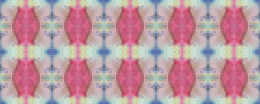 Suluboya Etnik Tasarım. Mavi, Kırmızı, Yeşil Pastel Eğlenceli Dikdörtgen İkat İlişkisi. Etnik Kusursuz Düzen. Boyalı fırça Aztek arka planı. Sembol geometrik mayo deseni. Kilim Halı Rastgele Dokusu. 