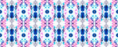 Batik Kravat Boyası Sınırı. Suluboya Japon Arkaplanı. Suluboya Shoji Tasarımı. Kimono Tile. Shibori Kusursuz Düzen. Boyalı Soyut Doku. Kırmızı, Beyaz ve Mavi Organik Minimum Tekstil.