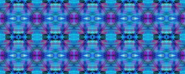 Paintbrush Aztec Pozadí Blue Red Black Pastel Fun Rectangle Ikat — Stock fotografie