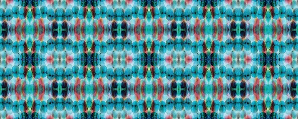 Blue Grey Red Pastel Fun Rectangle Ikat Rapport 향없는 디자인 — 스톡 사진