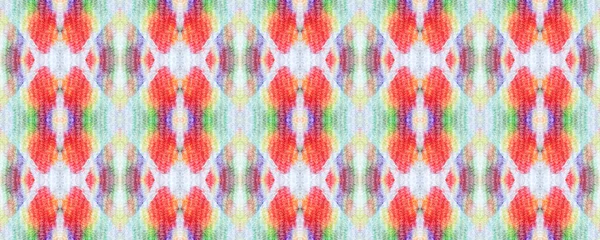 水彩民族デザイン キラーラグランダムなテクスチャ 塗装ブラシ アステカ背景 シェブロン幾何学水着パターン グレー 赤のパステル楽しい長方形イカットのラップポート 民族のシームレスなパターン — ストック写真