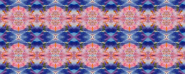 Chevron Geometrisches Bademodenmuster Aquarell Ethnic Design Blau Rot Grün Pastell — Stockfoto