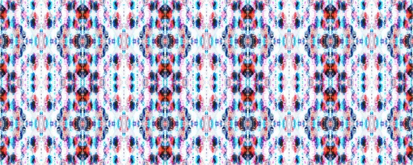 バティック ボーダー 水彩ステンシル Japan Background 青有機最小限の繊維 絞り染めアブストラクトテクスチャ 着物のタイル 白堀のシームレスなパターン 商事デザイン — ストック写真