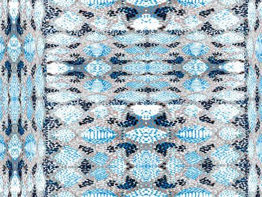 Suluboya Etnik Tasarım. Yaz Rhombus Arkaplanı. Yılan Derisi Rastgele Doku. Navy Blue ve Indigo Geometric Ikat Rapport. Canlı Geometrik Mayo Kalıbı. Etnik Kusursuz Desen.