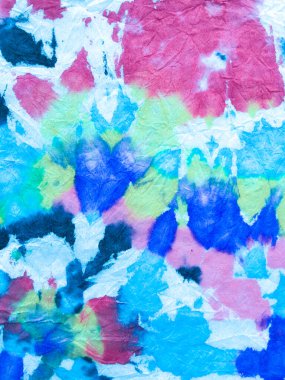 Boya sarmalı arka plan. Psikedelik girdap tekstili. Hippi Batic. Canlı Haight San Francisco Swatch. Özgürlük Girdabı 'nı bağladı. Boho Boyalı Kıyafetler. Reggae Suluboya Efekti. Mavi ve İndigo