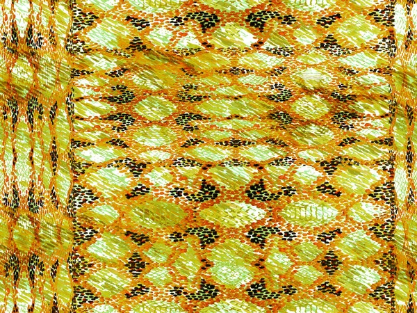 Textura Aleatória Pele Cobra Padrão Roupa Banho Geométrica Vibrante Padrão — Fotografia de Stock