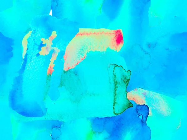 水彩のシームレスなパターン 概要テクスチャ背景 クラシック ブルーとインディゴ サイケデリック ペーパー 幾何学的な水彩ファブリックデザイン 流体シームレスタイル ヴィンテージテクスチャイラスト — ストック写真
