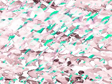 Suluboya Kamuflaj Tasarımı. Soyut Safari fayansı. Afrika deseni. Çizgili, kusursuz desen. Geometrik hayvan dokusu. Proton Mor Zebra Cilt İzi. Hayvan Kamuflajı Arkaplanı.