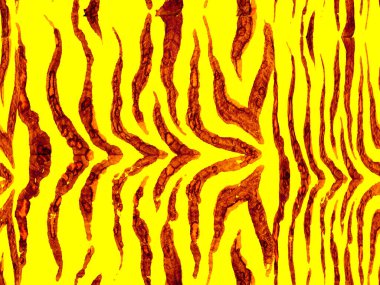 Geometrik hayvan dokusu. Afrika deseni. Çizgili, kusursuz desen. Suluboya Kamuflaj Tasarımı. Soyut Safari fayansı. Altın sarısı zebra derisi baskısı. Hayvan Kamuflajı Arkaplanı.