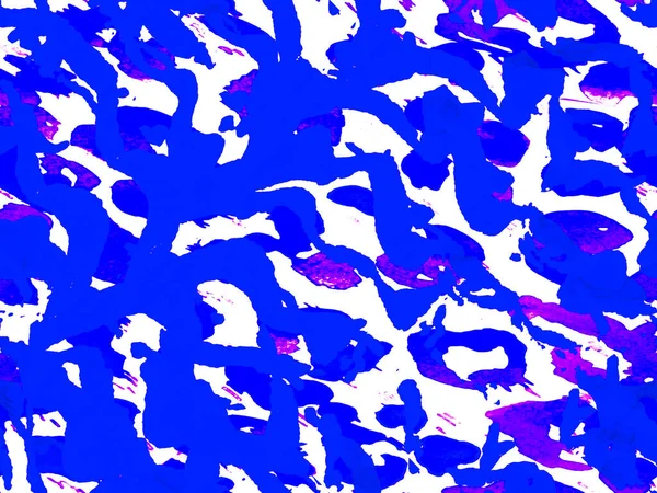 アフリカのパターン 縞のシームレスなパターン 幾何学的な動物のテクスチャ クラシックブルーとプロトンピンクのゼブラスキンプリント 動物の迷彩背景 水彩迷彩デザイン Safari Tile — ストック写真