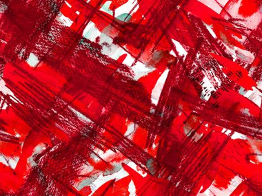 Klasik Doku İllüstrasyonu. Kırmızı suluboya kusursuz desen. Sıvı, dikişsiz kiremit. Psikedelik Kâğıt. Geometrik Suluboya Kumaş Tasarımı. Soyut Doku Arkaplanı.