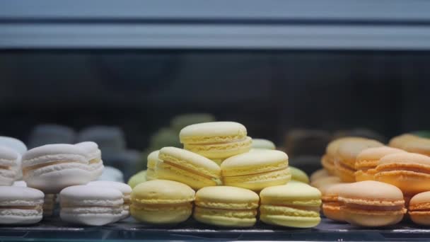 Macarons de boulangerie de bonbons — Video