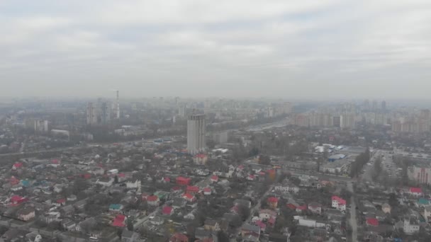 Miasto w Smog — Wideo stockowe