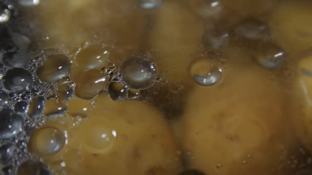 Burbujas en una cacerola — Vídeos de Stock