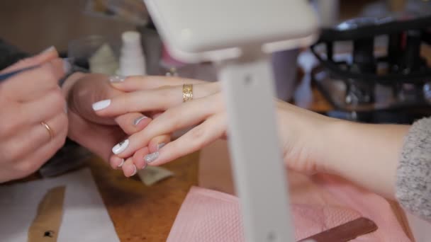 Manicura Árbol de Navidad — Vídeo de stock