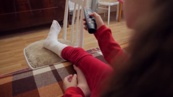 Gips für Kinder — Stockvideo