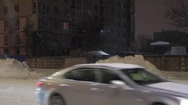 Kar yağışı Araba Sürücüsü