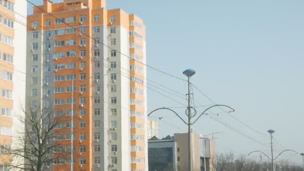 市の電柱 — ストック動画