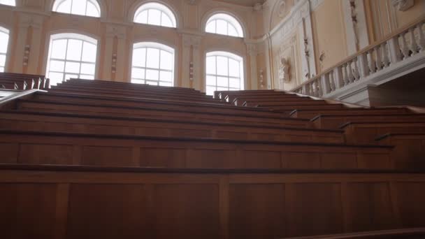 Ancient Lecture Hall — Stock video