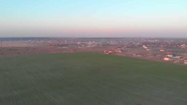 Προβολή drone γεωργικής έκτασης — Αρχείο Βίντεο