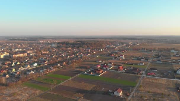 Aerial Farm Houses — Video Stock