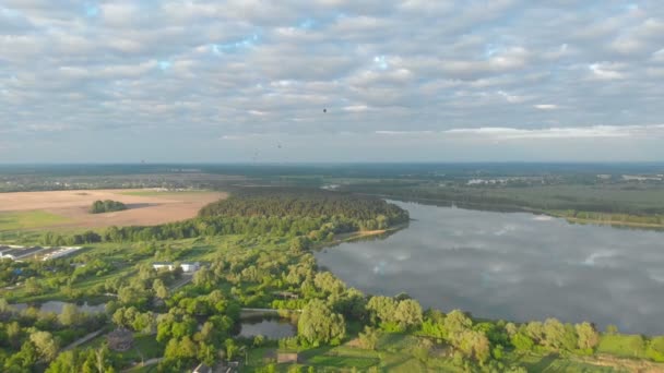 Globo de aire Nubes — Vídeo de stock