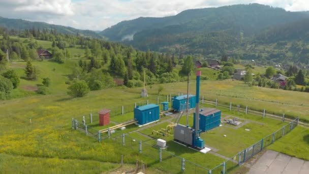 Pipeline de gaz dans les montagnes — Video